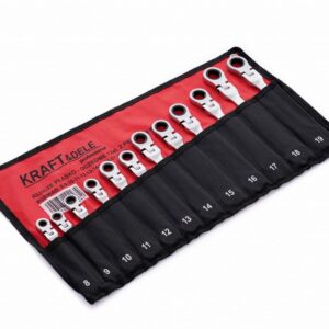 Põrkvõtmed KD10947 lehtvõtmetega, 12 osa, 8-19mm