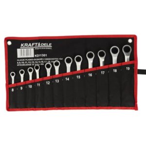 Lehtvõtmete komplekt leht + silmusnarre 12 tk, 8–19 mm KD11301