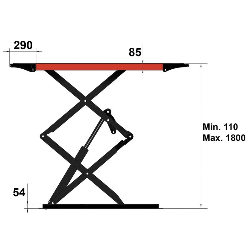 Automaatne käärtõstuk autole garaaži tõstuk KD5823 - Image 6