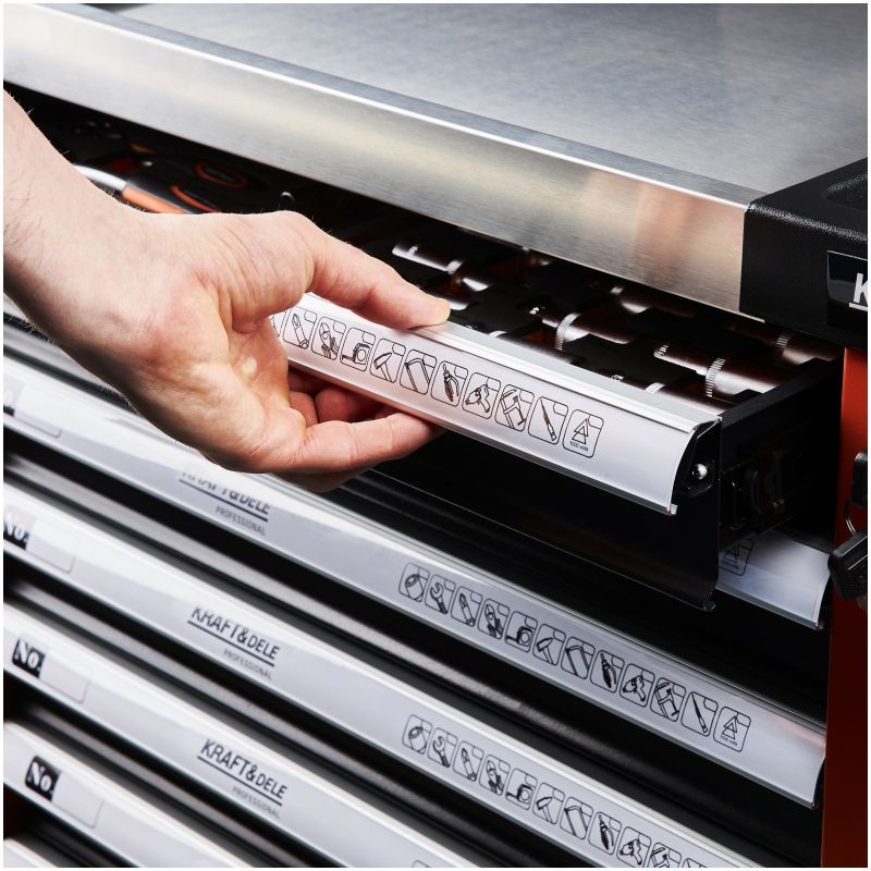 Tööriistakapp töökojakäru 258 osa KD1067 - Image 11