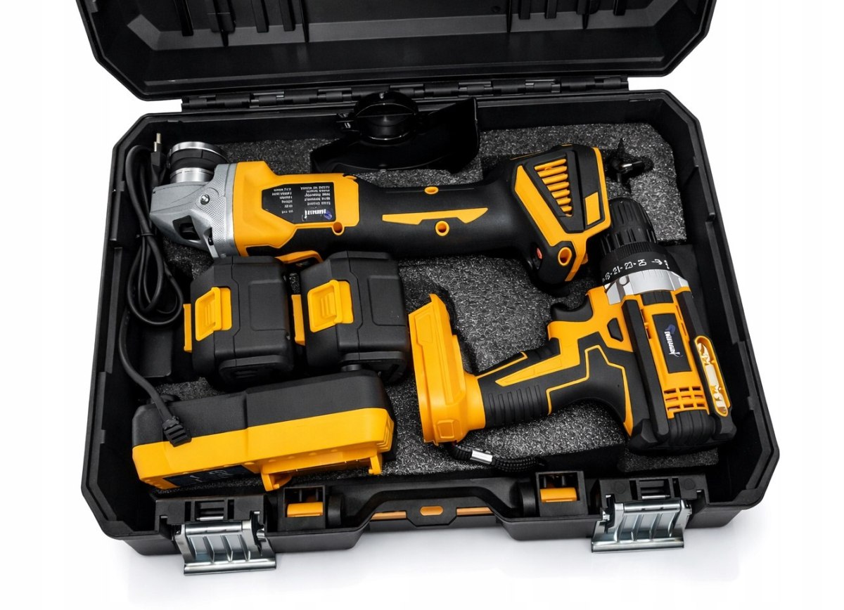 Tööriistakomplekt 2x 36V 2in1 akuga kruvikeerajan + nurklihvija - Image 2