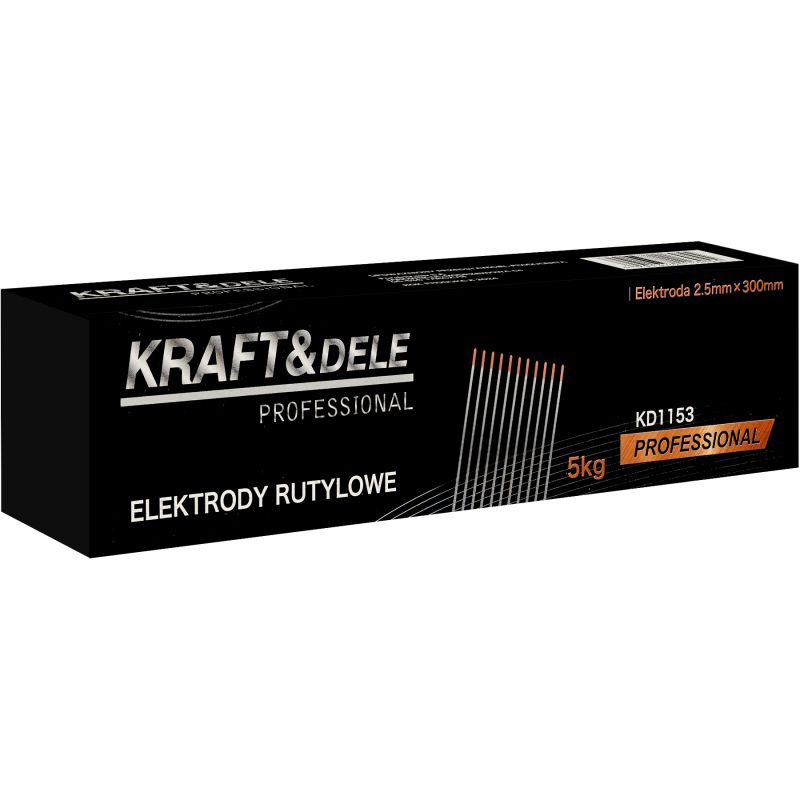 Keevituselektroodid 2,5 mm x 300 mm 5 kg KD1153 - Pilt 3