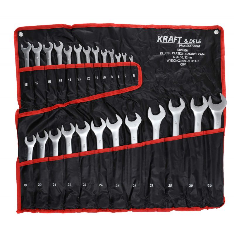 Leht-silmusvõtmete komplekt 25 osa KD10930