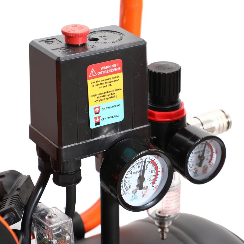 Õlivaba kompressor 100L 580L/min 3x2000W KD1394 - Pilt 5