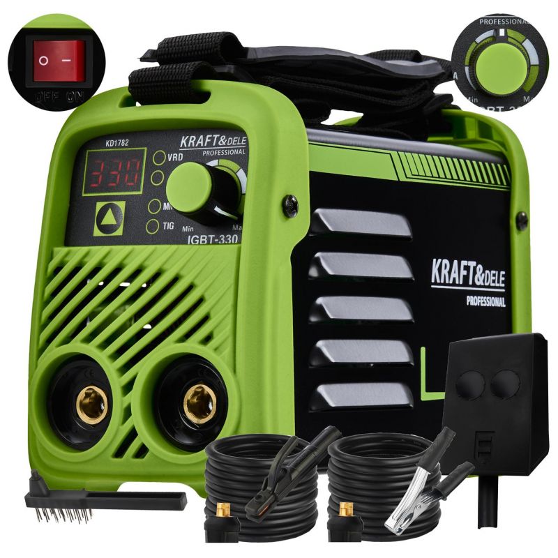 330A MMA TIG LIFT VRD KD1782 inverterkeevitusseade - Pilt 3