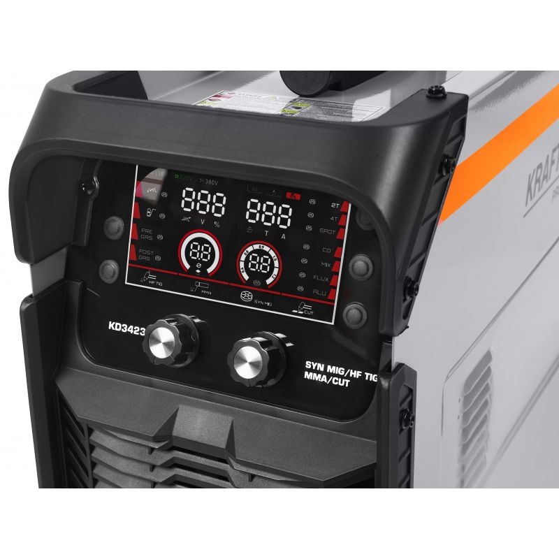 5in1 SYN MIG/MAG inverteriga keevitusseade MMA | HF TIG | CUT KD3423 - Pilt 5